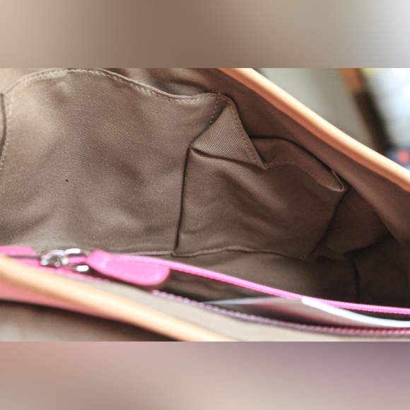 COACH HAMPTON STRIPE VACHETTA HAND BAG NEW WITH TAGS VINTAGE PINK - Picture 8 of 15